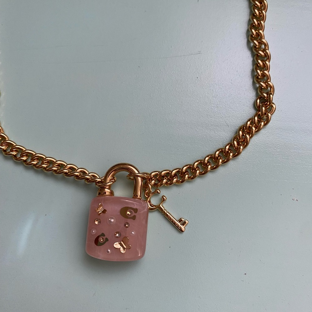 Coach necklace NWT